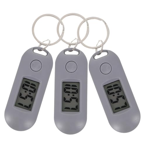 Alipis 3stücke Elektronische Digitale Uhr Als Schlüsselanhänger Für Studenten Robust Aus Kunststoff Und Leicht Zu Tragen Für Schule Prüfungen Und Alltag von Alipis