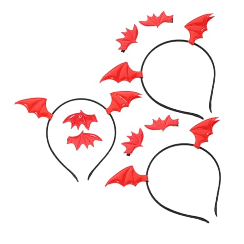 Alipis 3satz Fledermaus-stirnband Aus Weichem Material Mit Detailreichen Fledermausflügeln Bequemer Schnitt Für Halloween-partys Cosplay Und Thematische Veranstaltungen von Alipis