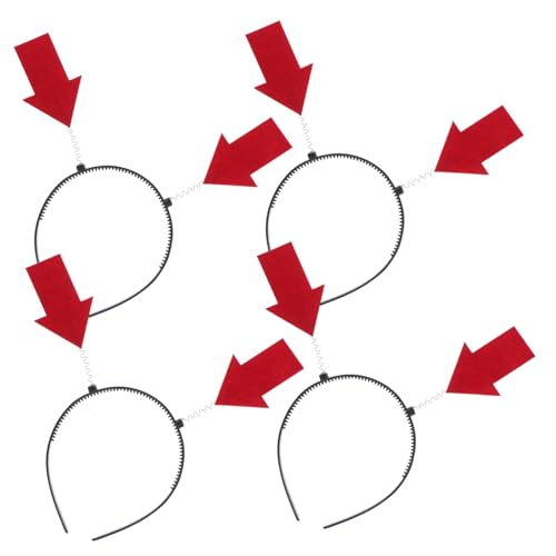 Alipis 4 Stück Lustige Party-Haarbänder Leichtes Material Witzige Foto-Requisiten für Halloween Geburtstag Festival und Konzert von Alipis