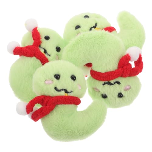 Alipis 4stücke Plüschschlange Broschennadeln Für Mantel Schmuck-abzeichen Für Kleidung Taschen Hüte Party-dekoration Diy-accessoire Winzig Süß Cartoon-design von Alipis