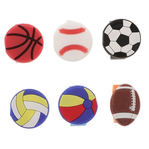 Alipis 6 Stück Sportringe aus PVC Fußball Basketball Volleyball Baseball und Rugby Partygeschenke für Kindergeburtstage von Alipis