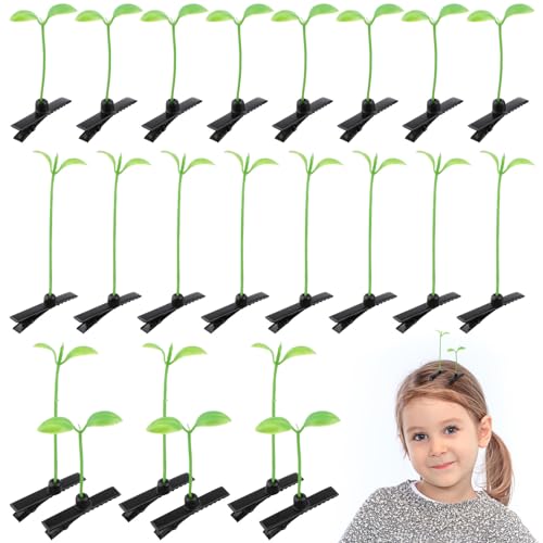 Alipis Bean Sprout Haarspange: 50 Stück Süße, Lustige Bean Sprout Haarnadel – Kleine Gras-haarspange, Haarschmuck für Frauen, Mädchen, Kinder, Zuhause, Schule, Diy-dekoration von Alipis