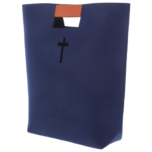 Alipis Bibeltasche -Bibel-Tragetaschen Bibel-Tragetasche Einkaufstasche Bibel-Tasche Einkaufstasche Geschnitzte Bibelhülle Heilige Bibel-Tasche Geschenke Blau von Alipis