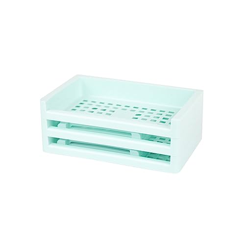 Alipis Box Schubladentablett Kunststofftabletts Schmucktabletts Für Schubladen Desktop-Datei-Organizer Papierhalter Sortierer Kosmetik-Schreibwaren-Aufbewahrungshalter Kosmetik-Organizer von Alipis