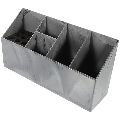 Alipis Friseurscherenhalter Salon-Scherenhalter Friseurscheren-Aufbewahrungsbox Scheren-Aufbewahrungskoffer Friseur-Werkzeug-Organizer (Marmormuster) Friseurschere Halter von Alipis