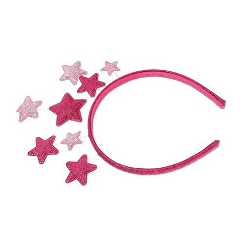 Alipis Glitzer Star Haarreif für Süßes Cartoon Haarschmuck für Geburtstagsfeiern Neujahrsfeiern Themenparks und Feiertagsfeierlichkeiten Vielseitiges Accessoire von Alipis