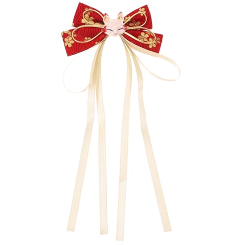Alipis Haarclip Fuchs mit Langem Quaste Niedlicher Haarschmuck für Mädchen Langlebig Formbeständig Vielseitig Einsetzbar für Hochzeit Party Alltag Bequem und Haarschonend von Alipis