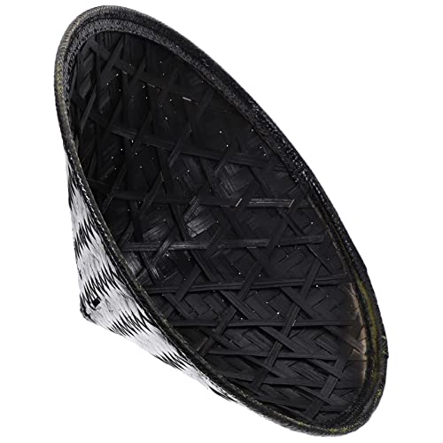 Alipis Kappe Herren Sommerhut Japanischer Samurai-Hut Bambuskegel Cosplay- Dekorativer Orientalischer Reisbauernhüte Für Leistung Schwarz Herren Sommer Sommer von Alipis