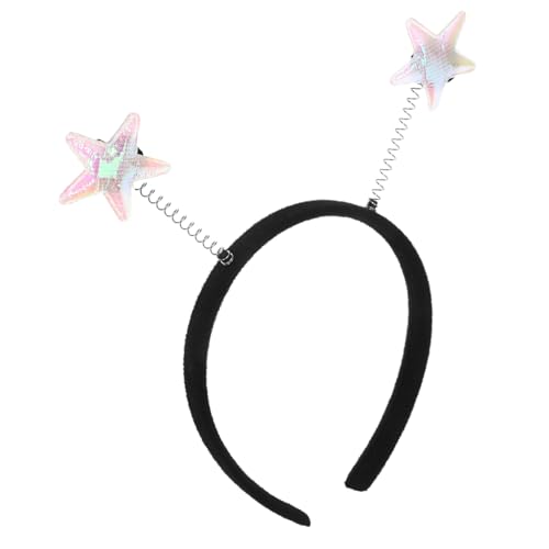 Alipis Leichtes Stern Haarband Mädchen Party Haarreif Glitzerndes Stirnband Deko für Geburtstag Hochzeit Karneval Accessoire von Alipis