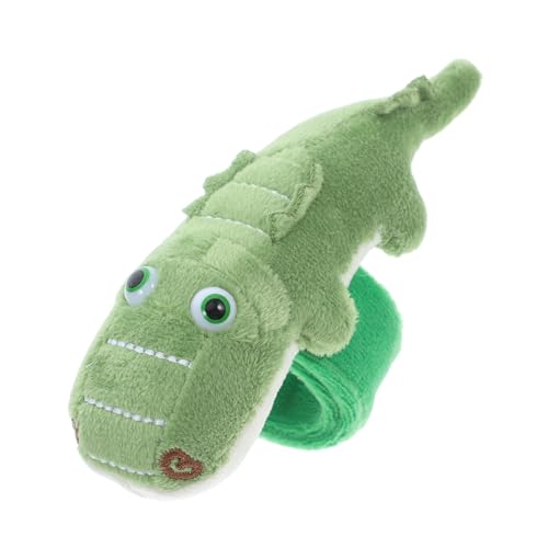 Alipis Plüschkrokodil Slap-armband Für Junge Mädchen Ausgestopftes Stofftier-band Dekoratives Handgelenk-armband Party-spielzeug Klappbar von Alipis