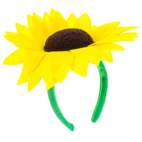 Alipis Sonnenblumen Stirnbänder Blumenkopfbedeckung Simulationsblumen Stirnband Kopfschmuck Haardekor Für Damen Party-kopfschmuck Foto-requisite von Alipis