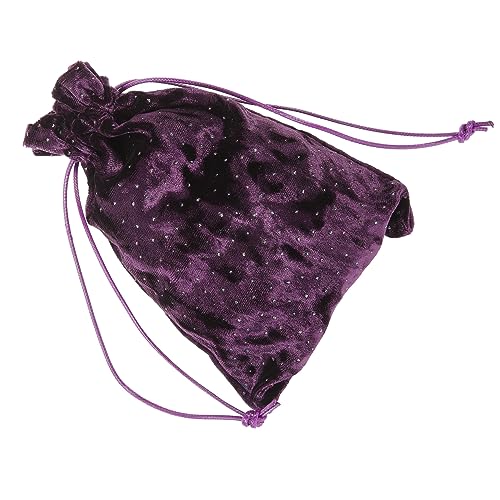 Alipis Tasche Für Kleinteile Tarot-aufbewahrungshalter Aufbewahrungstasche Für Tarotkarten Tarot-Beutel Stoffbeutel Tischdecke Tarot-Taschen Schmuckbeutel Violett Halloween Kleines Objekt von Alipis