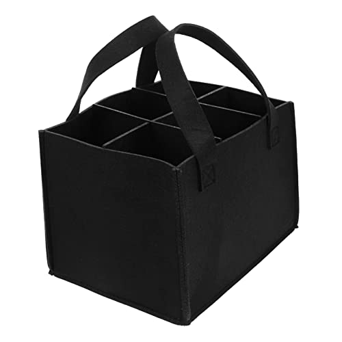 Alipis Tragetasche für Weinflaschen aus Filz Flaschen Dekorativer Weinschutz für Feiertage Wiederverwendbare und Praktische Flaschentasche für Reisen und von Alipis