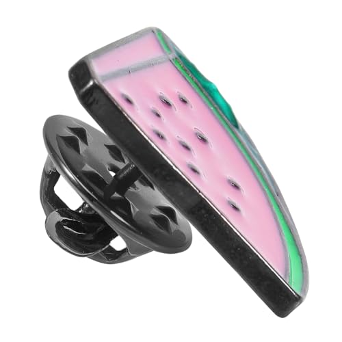 Alipis Wassermelonenbrosche Wassermelonen-Mini-Pin Cartoon-Wassermelonen-Brosche süße Taschenbrosche Deko-Anstecknadel Wassermelone Wassermelonen-Neuheitsnadel Legierung von Alipis