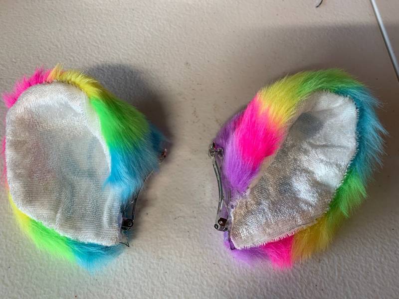 Helle Löwin Ohren Cosplay Haarspange Set von AlisArtwork