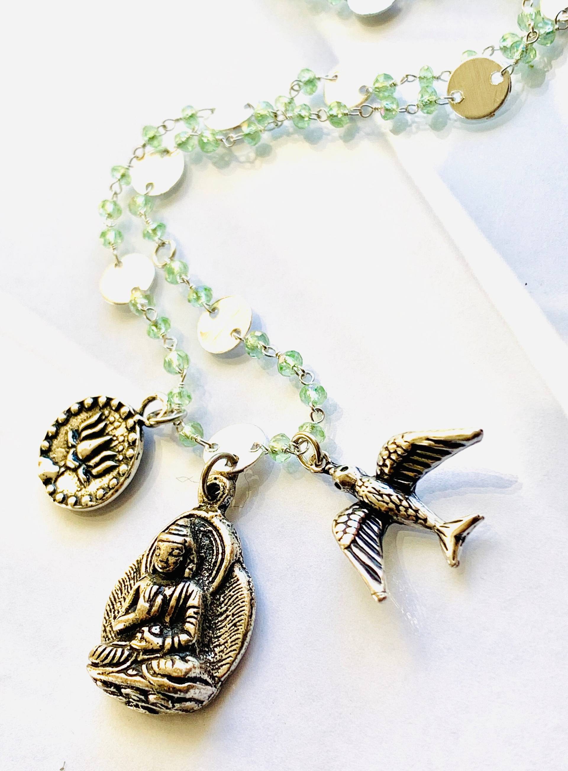Buddha, Yogaschmuck, Religiöse Halskette Buddha, Yogaschmuck, Religiöse Halskette von AlisaMichelleDesigns
