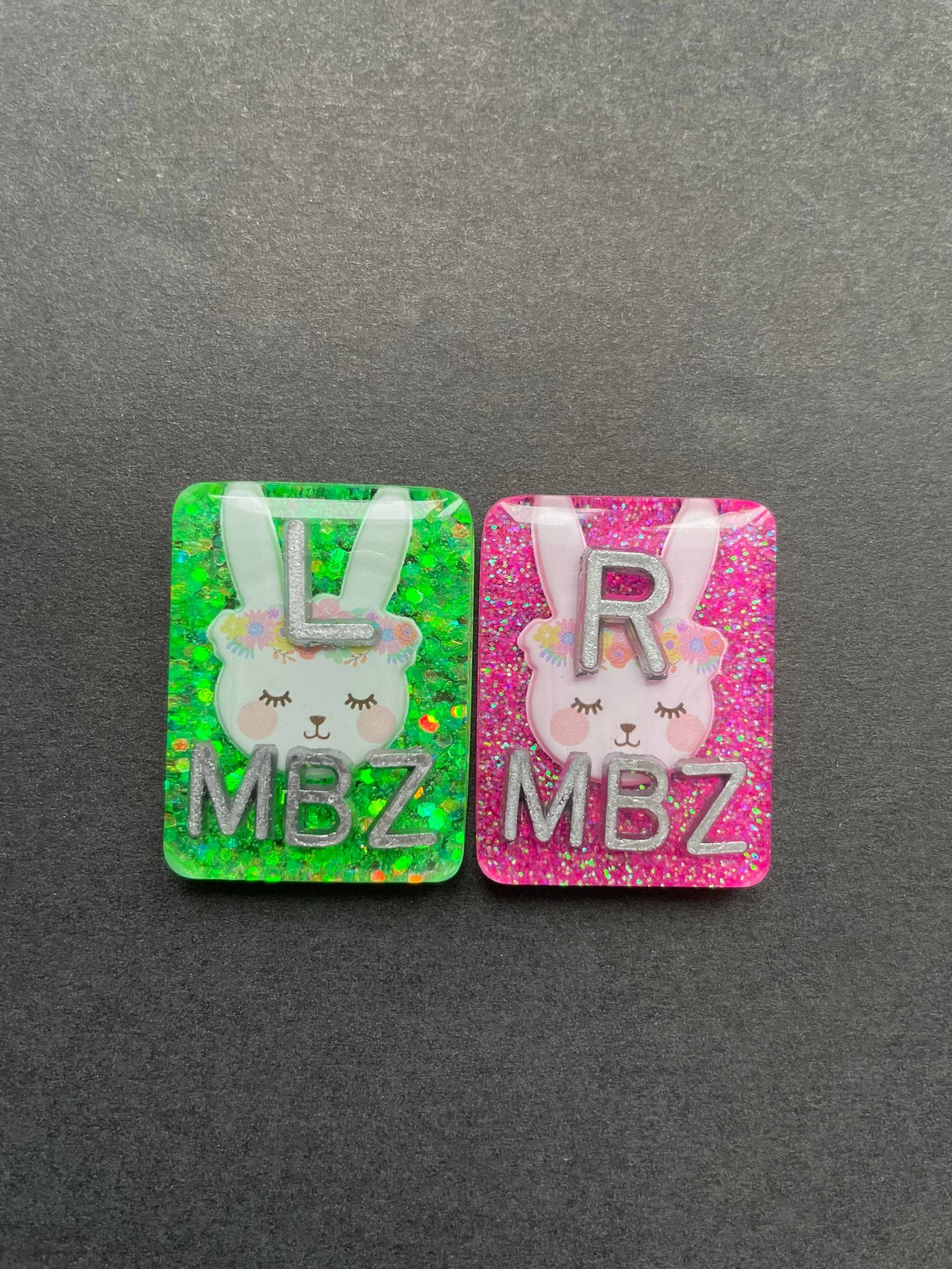 Hase Xray Marker, Ostern, Frühling, Blumen, Mit 2 Oder 3 Initialen von AlishaGoesCrafty