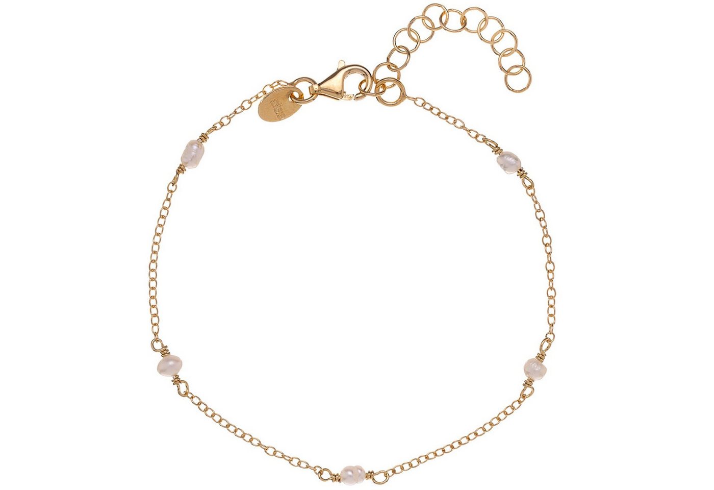 Alisia Gliederarmband DamenPerla Vergoldet mit kleinen n Alisia Gliederarmband DamenPerla Vergoldet mit kleinen n von Alisia