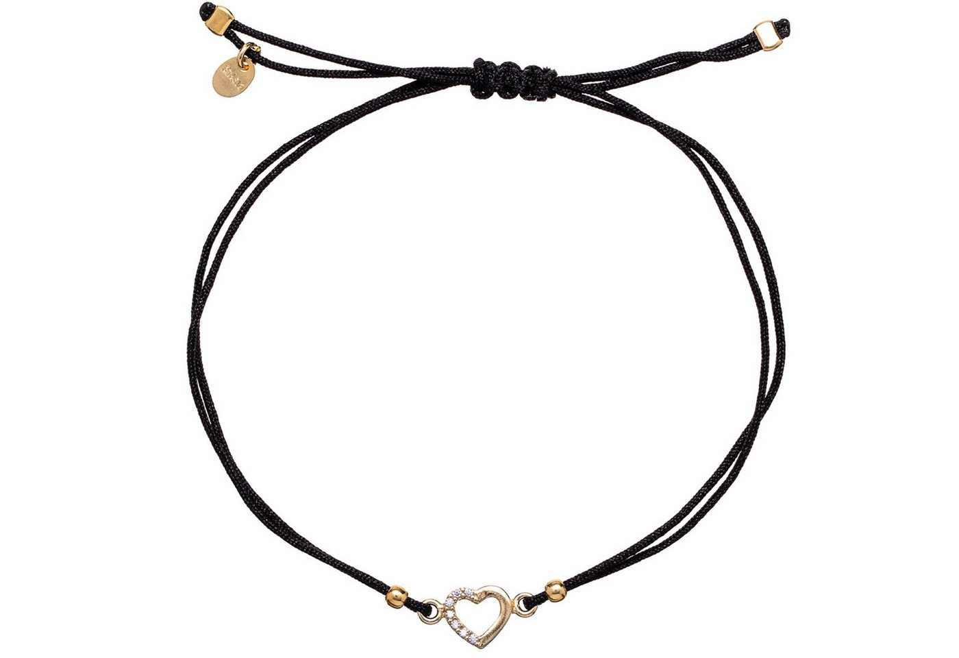 Alisia Silberarmband für Schwarz/Goldfarbenes von Alisia