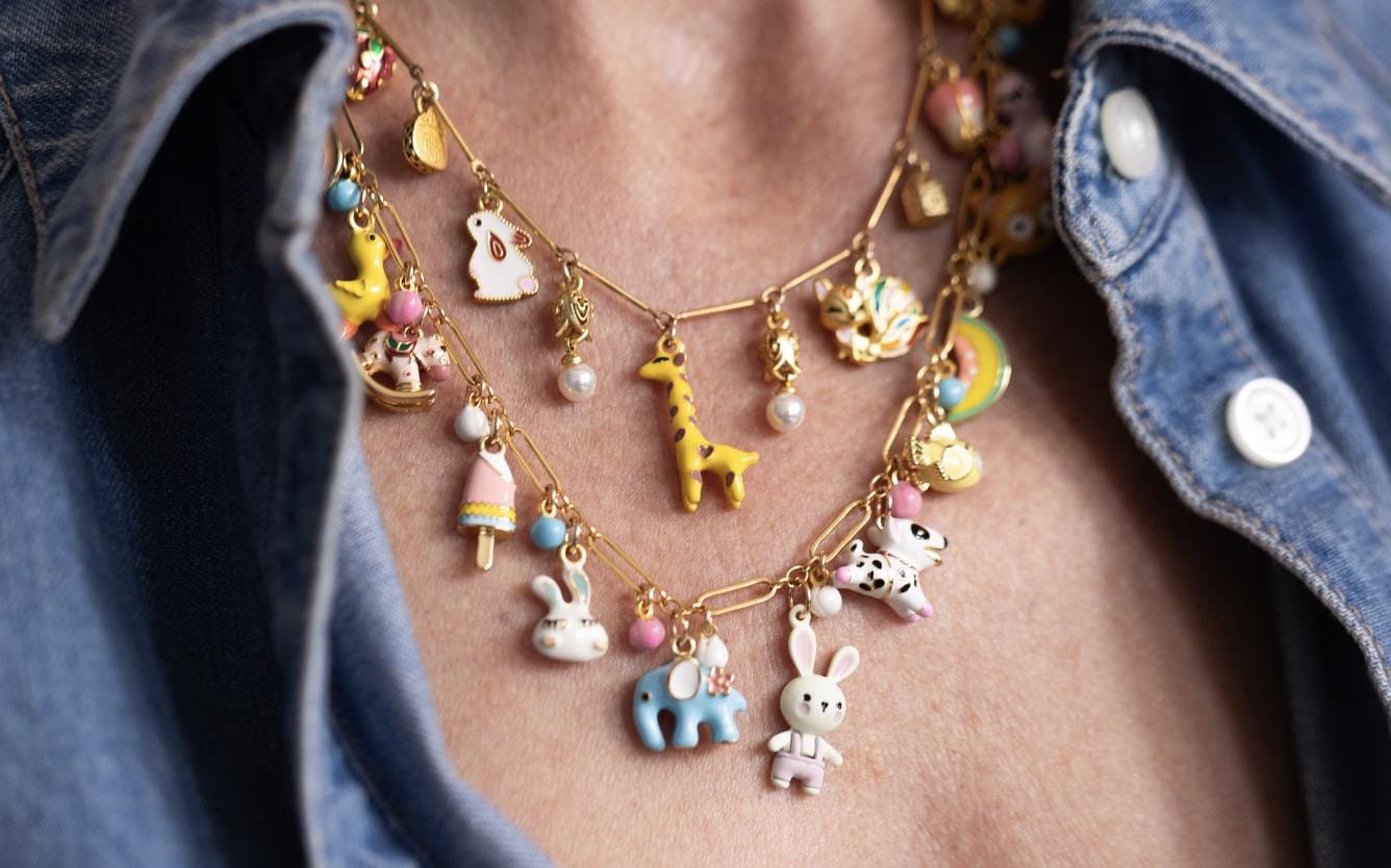 Charm Kette, Kawaii Halskette, Fantasy Süße Candy Halskette von AlisonStorryJewelry