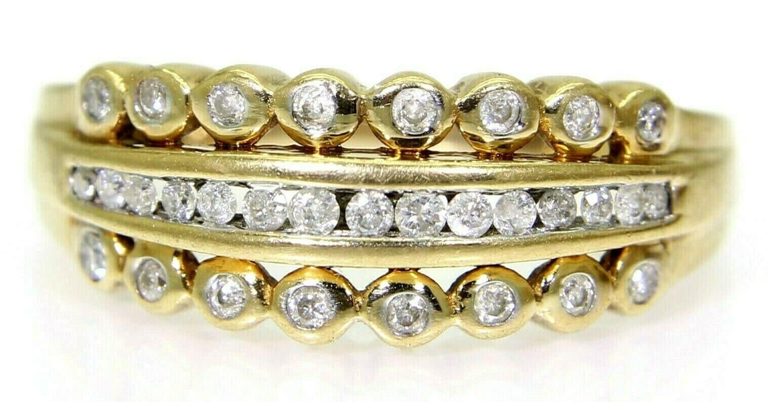 Wunderschöner 0, 75Ct Diamant 9Ct Gelbgold Ring Gr. N 1/2 ~7 von AlisonsVintageGems