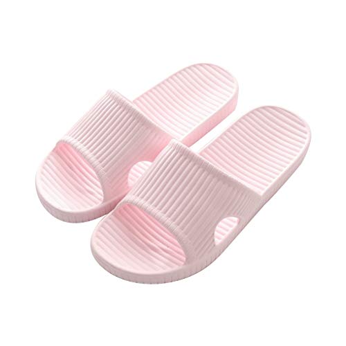 Alitopo Damen und Herren rutschfeste Slipper, leicht, flache Sandalen zum Reinschlüpfen, Duschsandalen Haussandalen, weiche Flip-Flop-Schuhe für Innenbereich, Haus, Garten, Badezimmer, Pool von Alitopo