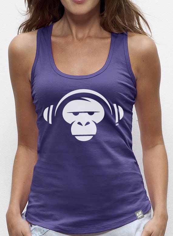 Alive Logo Iii Tanktop Girls - Purple von AliveClothingShirts