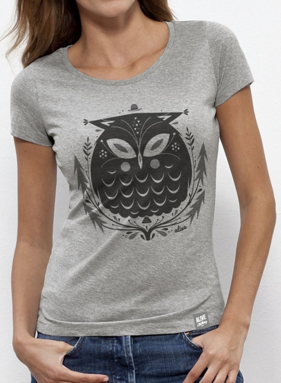 Mister Owl T-Shirt Girls von AliveClothingShirts