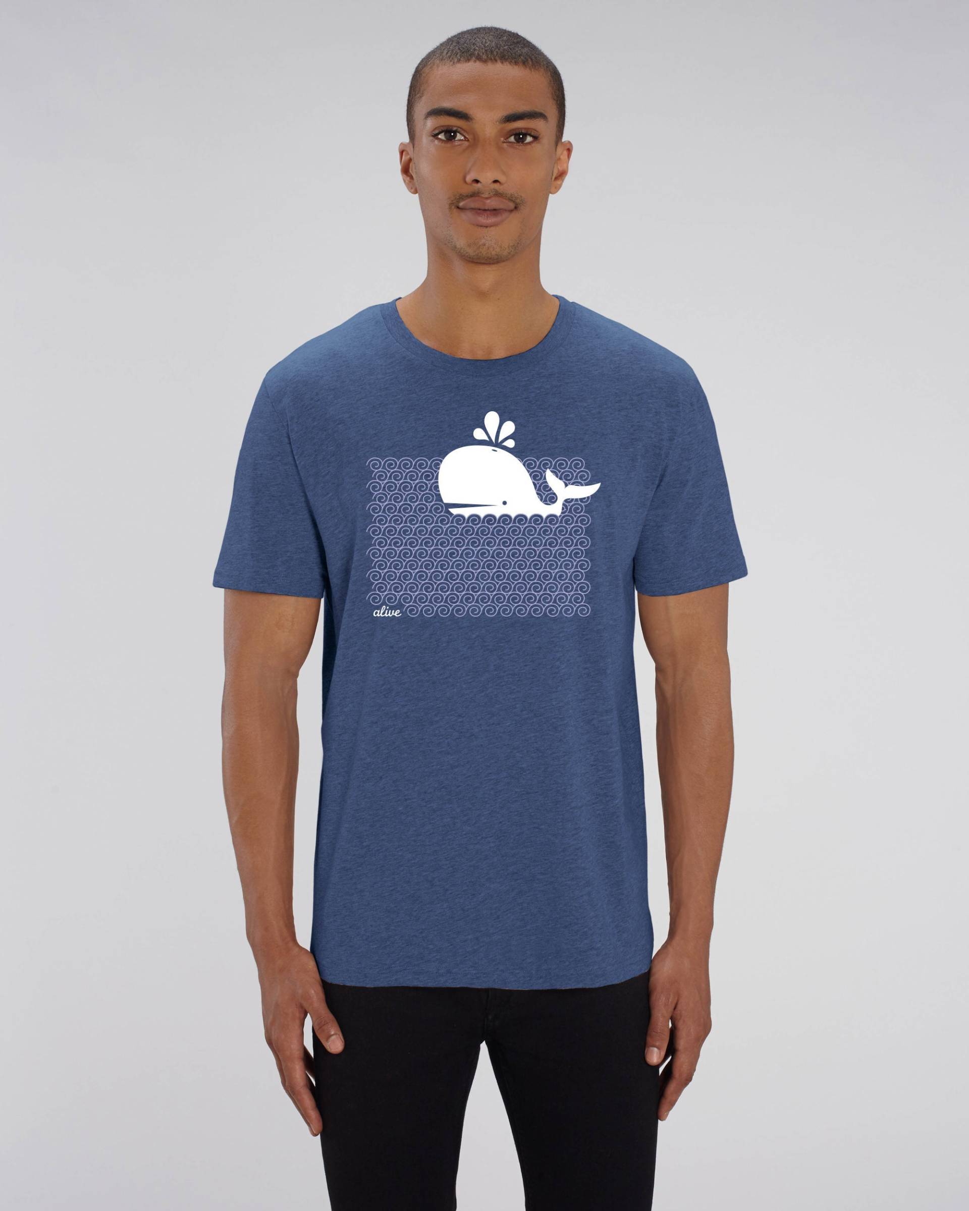 Waving Whale T-Shirt Boys von AliveClothingShirts