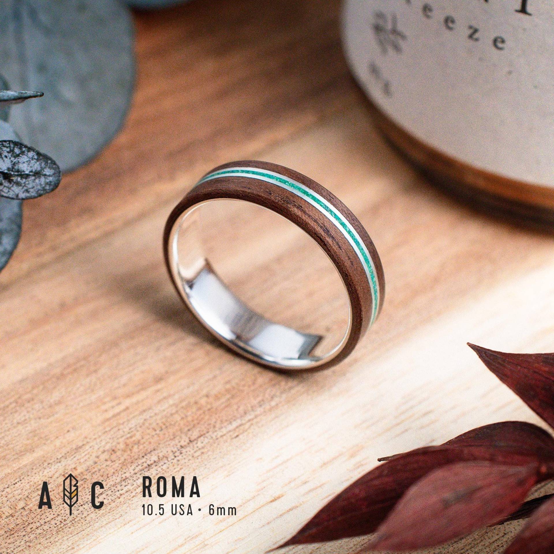 Boho-Ring - Ein Holzring, Inspiriert Von Der Ruhe Berge von AlixCrafts