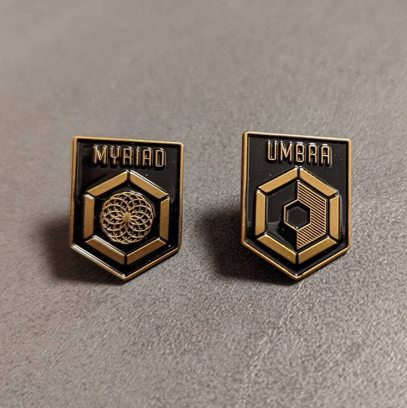 Myriad + Umbra Ingress Anomaly Pin Gold Schwarz Nemesis von AlkaliaSwag