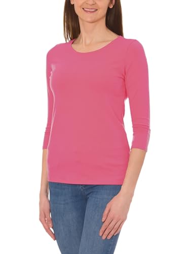 Alkato Damen Shirt 3/4 Arm mit Rundhals, Farbe: Altrosa, Größe: S von Alkato