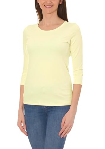 Alkato Damen Shirt 3/4 Arm mit Rundhals, Farbe: Bananengelb, Größe: M Alkato Damen Shirt 3/4 Arm mit Rundhals, Farbe: Bananengelb, Größe: M von Alkato