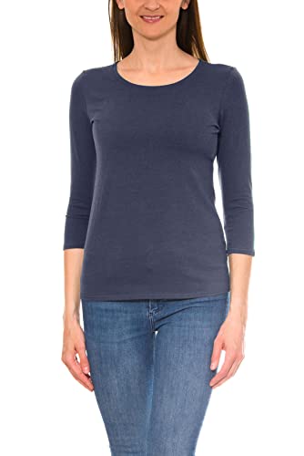 Alkato Damen Shirt 3/4 Arm mit Rundhals, Farbe: Jeans, Größe: XXL Alkato Damen Shirt 3/4 Arm mit Rundhals, Farbe: Jeans, Größe: XXL von Alkato