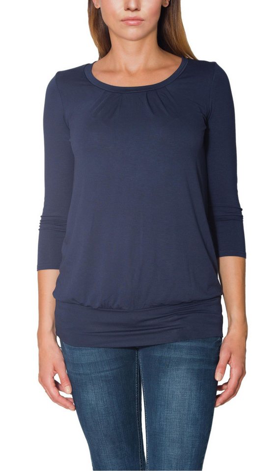 Alkato Longshirt Alkato Damen Viskose Shirt 3/4 Arm Longshirt Top von Alkato