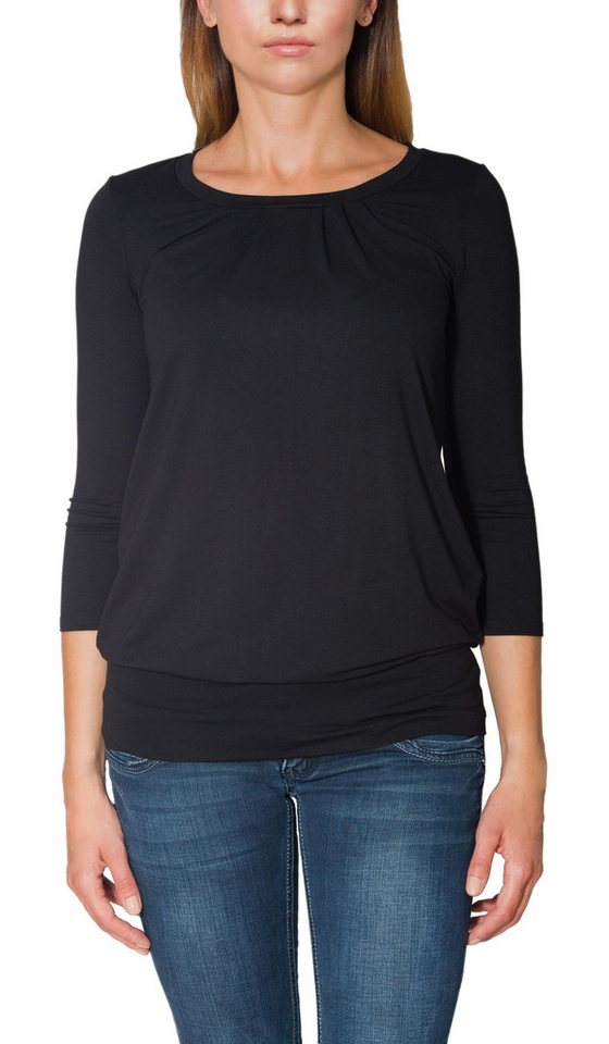 Alkato Longshirt Alkato Damen Viskose Shirt 3/4 Arm Longshirt Top von Alkato