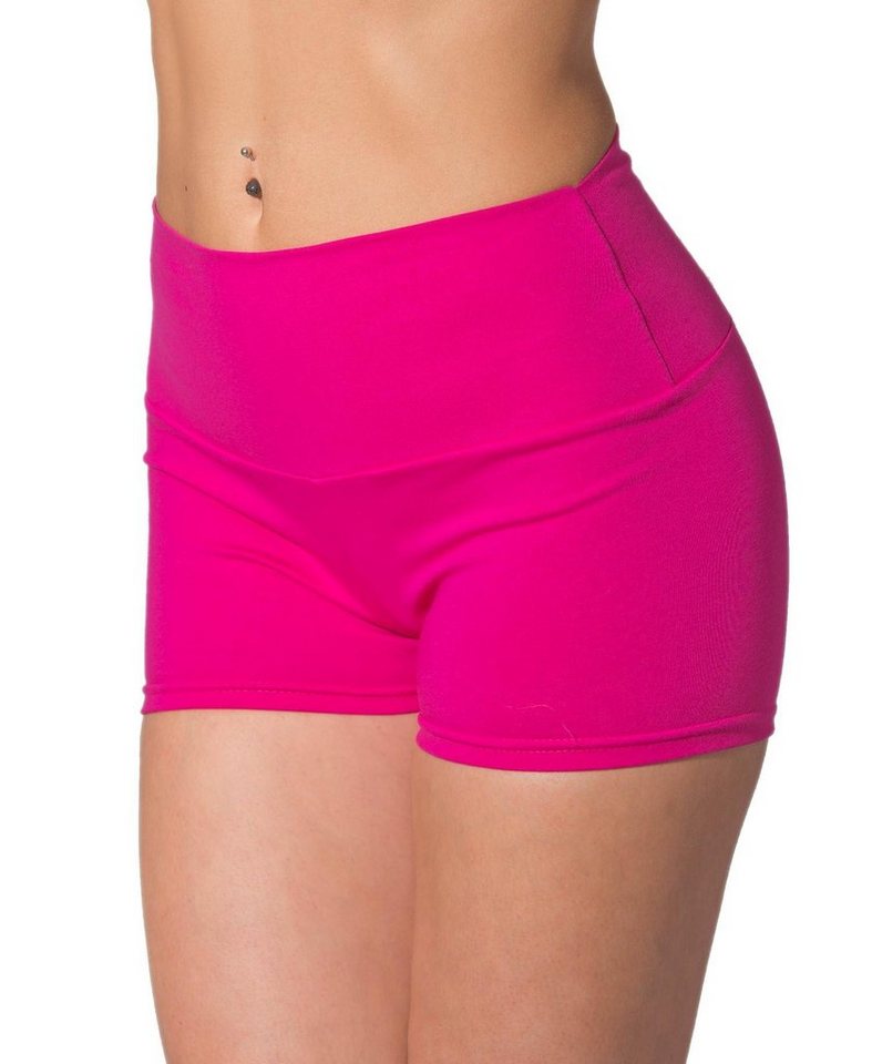 Alkato Yogashorts Alkato Damen Shorts mit Hohem Bund Hotpants Radlerhose Long Shorts von Alkato