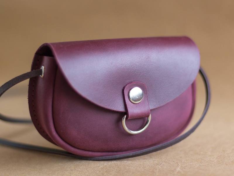 Kleinkind Ledertasche Kleines Mädchen Geldbörse Mini Crossbody Bag von AlkevichLeather