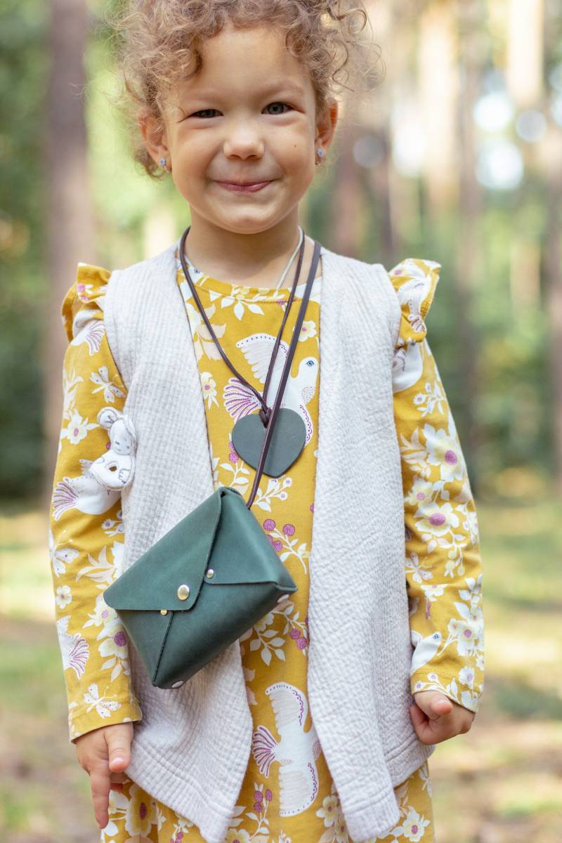 Kleinkind Ledertasche Mini Kinder Geldbörse Kind Beutel von AlkevichLeather