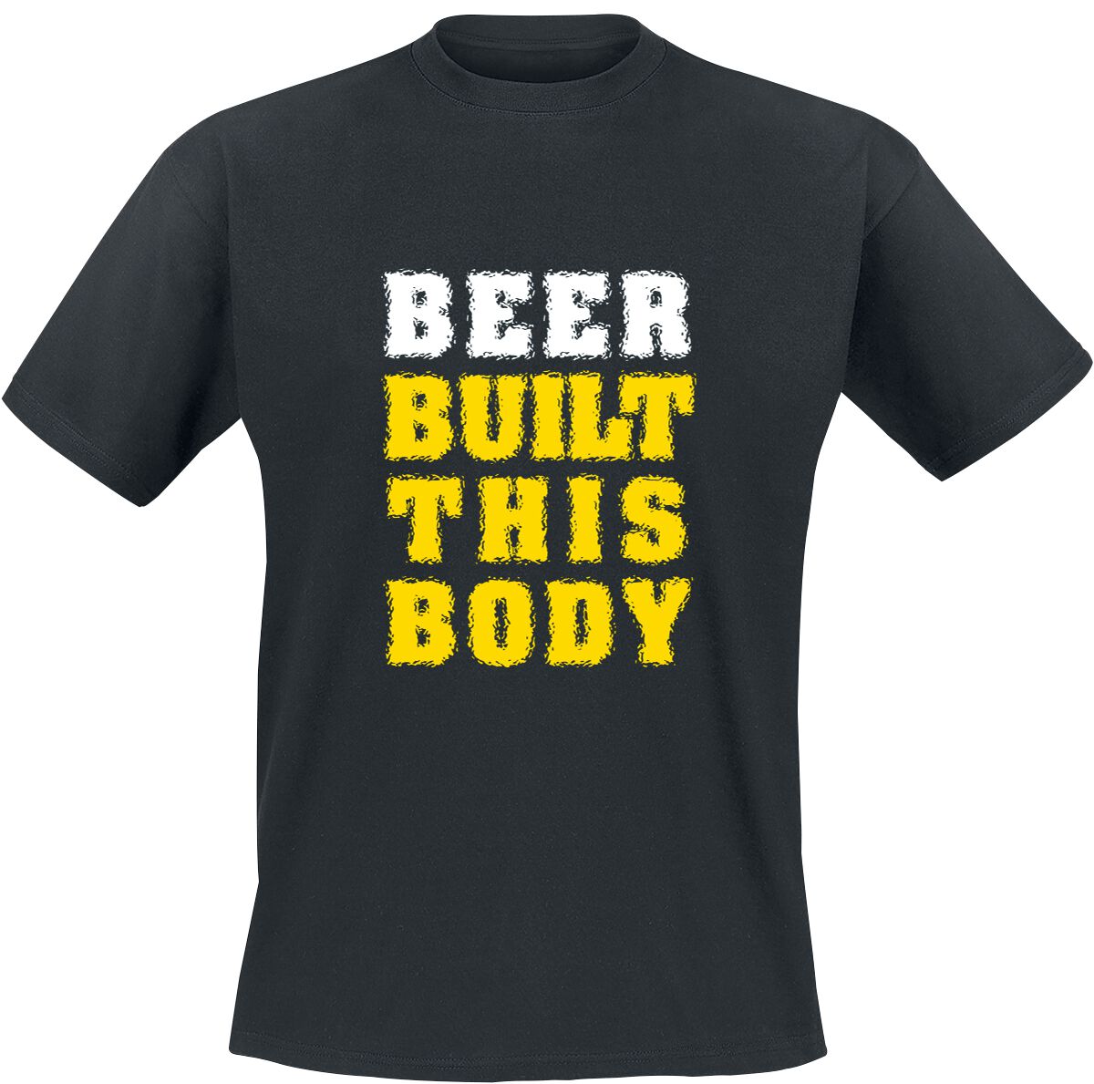 Alkohol & Party T-Shirt - Beer Built This Body - S bis 5XL - für Männer - Größe 4XL - schwarz von Alkohol & Party