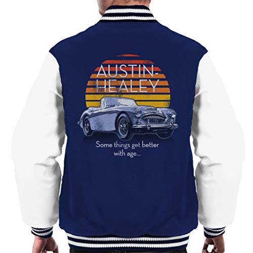 All+Every Austin Healey Some Things Get Better with Age British Motor Heritage Men's Varsity Jacket von All+Every