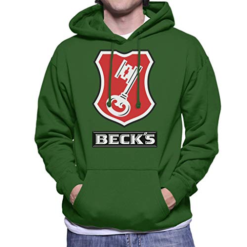 All+Every Becks Logo Filled Red Key Men's Hooded Sweatshirt von All+Every