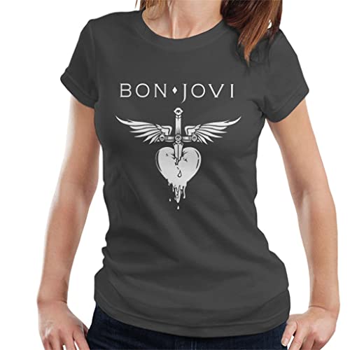 All+Every Bon Jovi Dagger Heart Logo Women's T-Shirt von All+Every