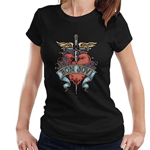 All+Every Bon Jovi Heart and Dagger Women's T-Shirt All+Every Bon Jovi Heart and Dagger Women's T-Shirt von All+Every