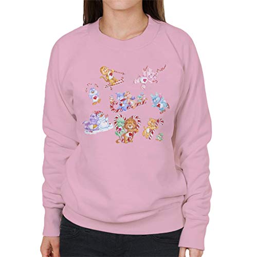 All+Every Care Bears Christmas Candy Cane Montage Women's Sweatshirt von All+Every