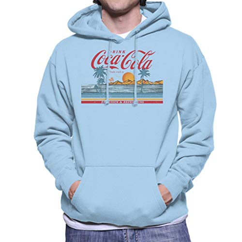 All+Every Coca Cola Delicious and Refreshing Ocean Waves Men's Hooded Sweatshirt von All+Every