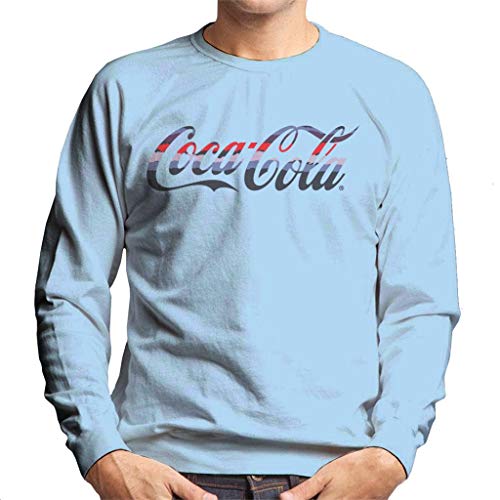 All+Every Coca Cola Horizon Stripe Logo Men's Sweatshirt von All+Every