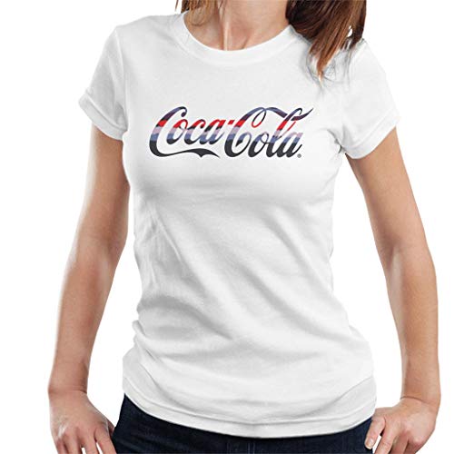 All+Every Coca Cola Horizon Stripe Logo Women's T-Shirt von All+Every