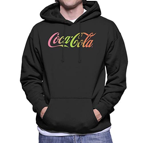 All+Every Coca Cola Rainbow Gradient Logo Men's Hooded Sweatshirt von All+Every