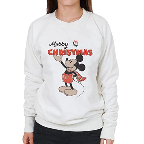 All+Every Disney Mickey Mouse Christmas Pudding Merry Xmas Women's Sweatshirt von All+Every